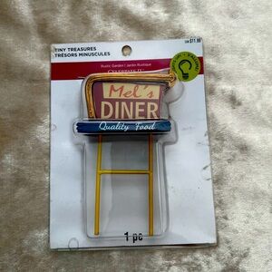 Ornament - Mel’s Diner sign - decorative sign.
